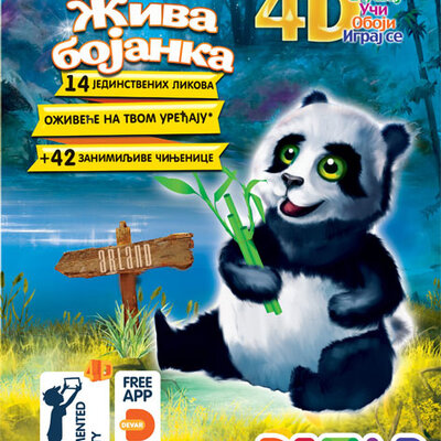 4D Bojanka Čudesna šuma u uvećanoj stvarnosti Devar