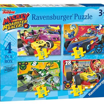 Puzzle 4u1 - Disney Mickey Road Racers - Ravensburger 06900