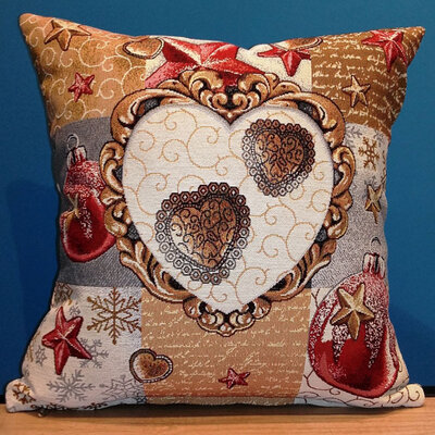 Novogodišnji dekorativni jastuk 45x45 339R