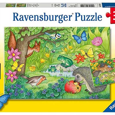 Ravensburger Puzzle 2x12 Životinje iz naše bašte 07610