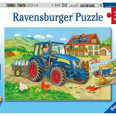 Ravensburger Puzzle 2x12 Radovi u toku 07616