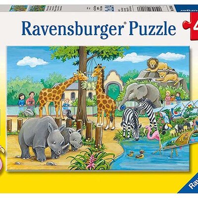 Ravensburger Puzzle 2x24 Dobro došli u Zoo 07806