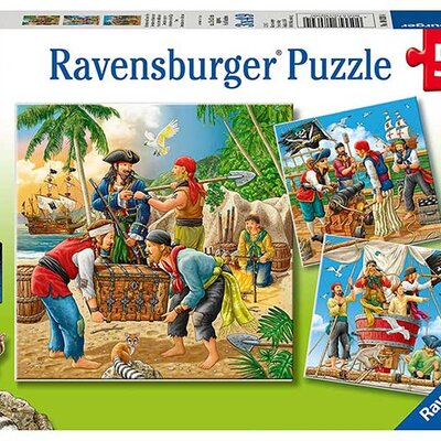 Ravensburger Puzle 3x49 Gusarske avanture 08030