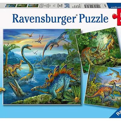 Puzzle 3x49 delova Dinosaurusi Ravensburger 09317