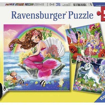 Puzzle 3x49 delova Fantastična stvorenja Ravensburger 09367