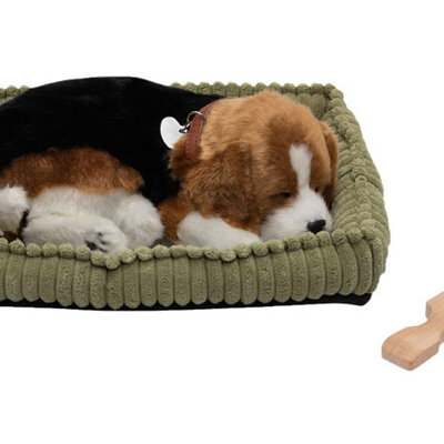 Plišani pas koji spava Sa pokretima disanja PP-Beagle