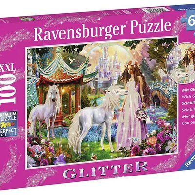 Glitter Puzzle 100 delova - U bajci Ravensburger 13617