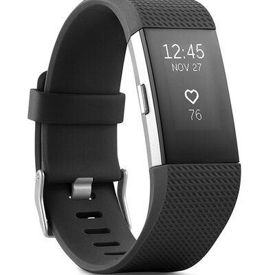 Pametni sat Activity Tracker Fitbit Charge 2 Black Silver L