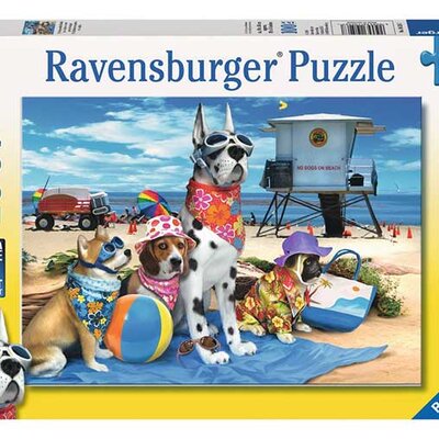 Slagalica Ravensburger 100 delova - Psi na plaži 10526