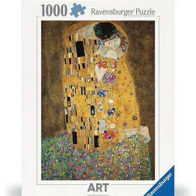Puzzle Ravensburger Art 1000 delova -  Gustav Klimt Poljubac