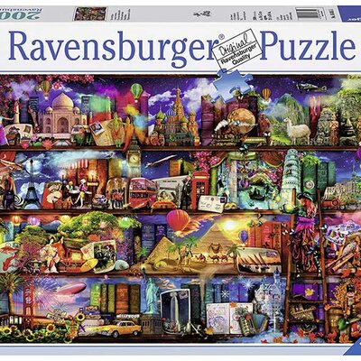 Ravensburger Puzle 2000 delova - Svet knjiga 16685