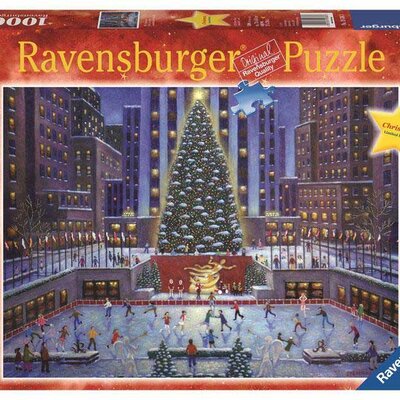 Puzzle 1000 delova - Božić u Njujorku - Ravensburger 19563