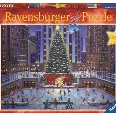 Puzzle 1000 delova - Božić u Njujorku - Ravensburger 19563