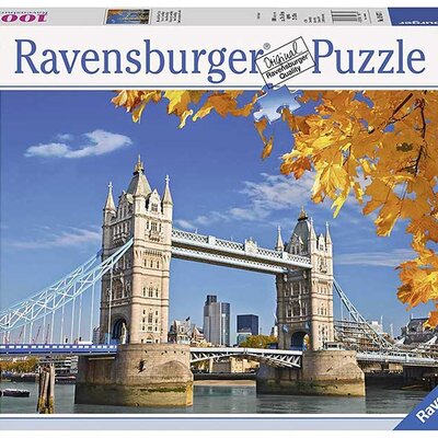 Puzzle 1000 delova - Jesen nad Tauer Bridžom - Ravensburger 19637