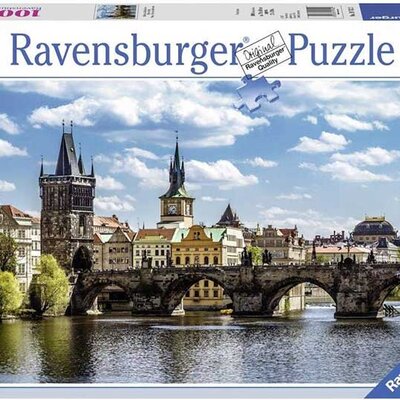 Puzzle 1000 delova - Karlov most u Pragu - Ravensburger 19742
