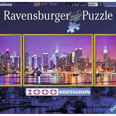 Puzzle 1000 delova - Njujork - Ravensburger Triptychon 19792