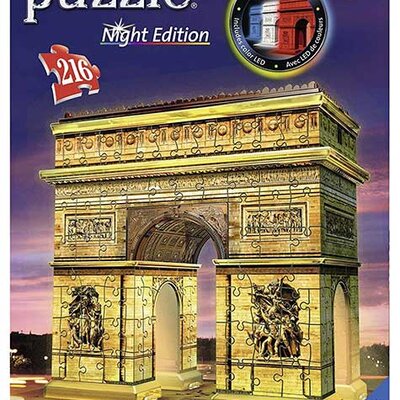 Ravensburger 3D Puzzle sa LED svetlom Trijumfalna kapija u Parizu 12522