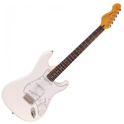 Električna gitara Vintage V6JMH Reissued Olympia White Fillmore
