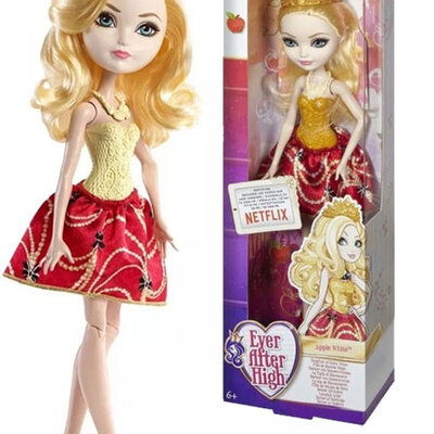 Mattel Lutka Ever After High Apple White DLB36