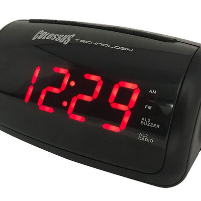 Colossus Radio budilnik sa dvojnim alarmom CSS-1855