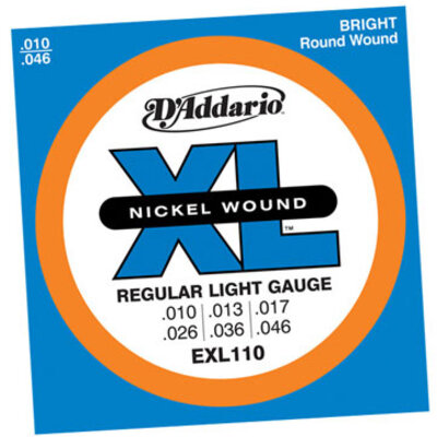D Addario Set žica za električnu gitaru XL Regular Lite 10-46 EXL 110