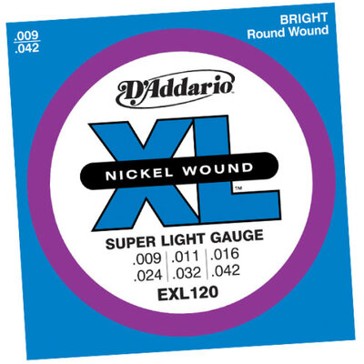 D Addario Set žica za električnu gitaru XL Super Lite 09-42 EXL 120