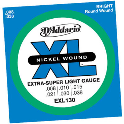 D Addario Set žica za električnu gitaru Extra Super Light 8-38 EXL 130