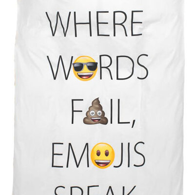 Dečija posteljina Emoji 140x200