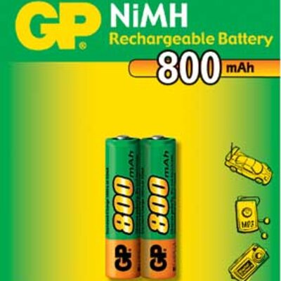 GP NiMH punjive baterije AAA 800 mAh - pakovanje 2 kom.