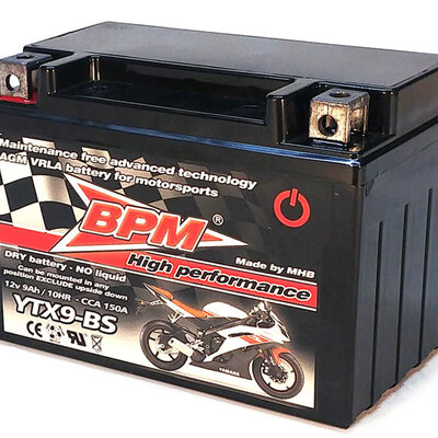 Akumulator za manje SUS motore BPM YTX9-BS 12V 9Ah