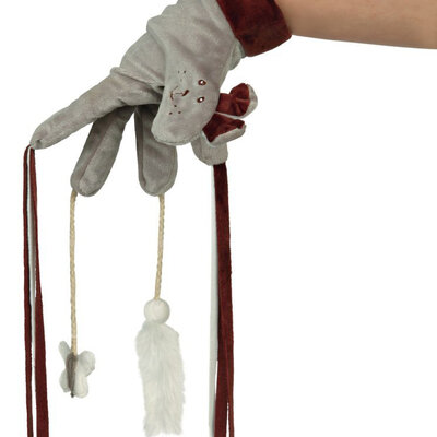 TRIXIE Igračka za mačke RUKAVICA SA IGRAČKAMA