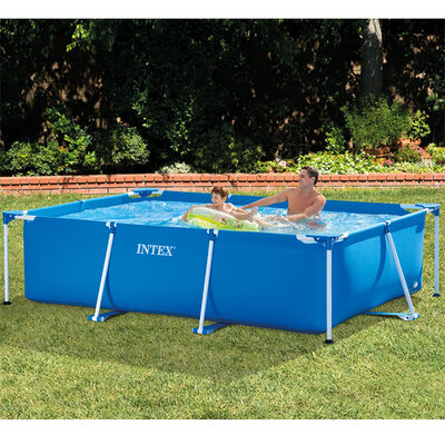 Intex pravougaoni nadzemni bazen 3 x 2 x 0.75 m Rectangular Frame 28272