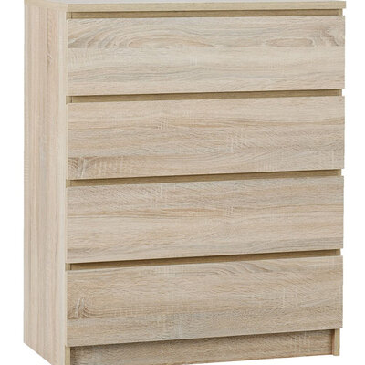 Komoda Laura sa 4 fioke Boja hrasta