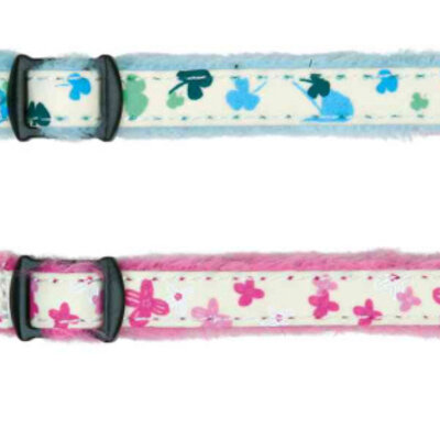 TRIXIE Ogrlica za male mačke i mačiće - fosforescentna - od pliša