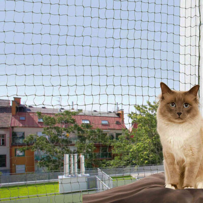 TRIXIE Zaštitna mreža za mačke - ojačana - 2x1.5m - zelena