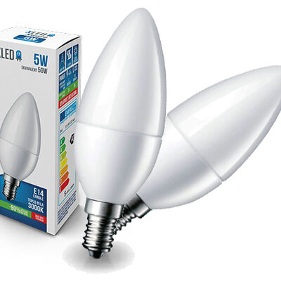 XLED Led Sijalica E14 5W Toplo bela 2 komada 023455