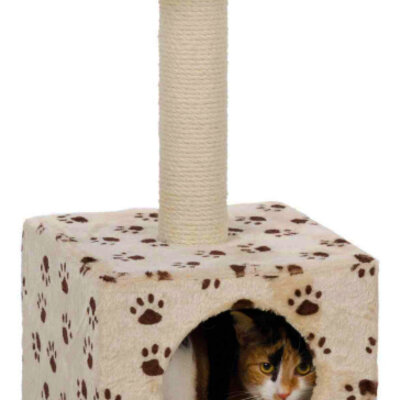 TRIXIE Grebalica za mačke sa stubom i pećinom ZAMORA stojeća - sa šapicama