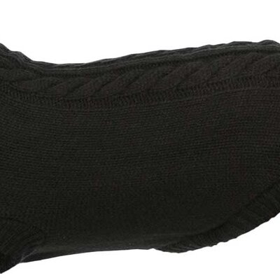 Džemper za pse Kenton black leđa 45cm Trixie 680006