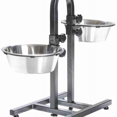 Postolje sa dve posude za hranjenje pasa Trixie 2497