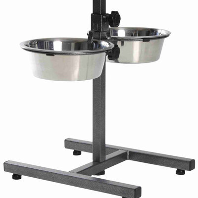 Stalak sa dve posude za hranjenje pasa H50cm Trixie 24922