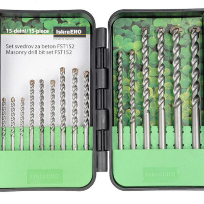 Iskra Set burgija za beton 15 kom. FST152