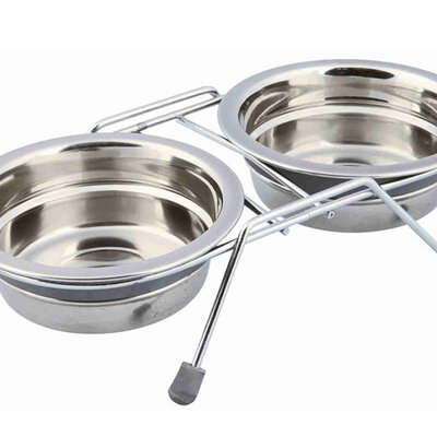 Posude 21cm na stalku za hranjenje pasa Trixie 25233