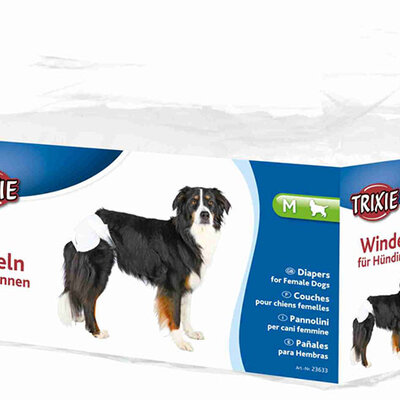 Pelene za ženske pse - veličina M - 12 komada Trixie 23633