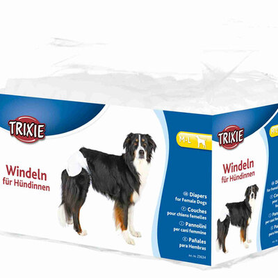 Pelene za ženske pse - veličina M-L - 12 komada Trixie 23634