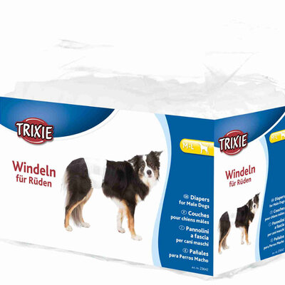 Pelene za muške pse - veličina M-L - 12 komada Trixie 23642