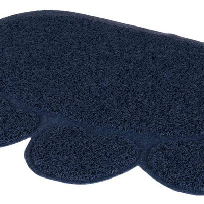 TRIXIE Podmetač za toalet za mačke ŠAPICA teget PVC 60×45cm