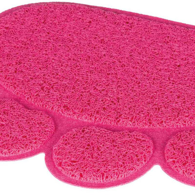 TRIXIE Podmetač za toalet za mačke ŠAPICA pink PVC 40×30cm