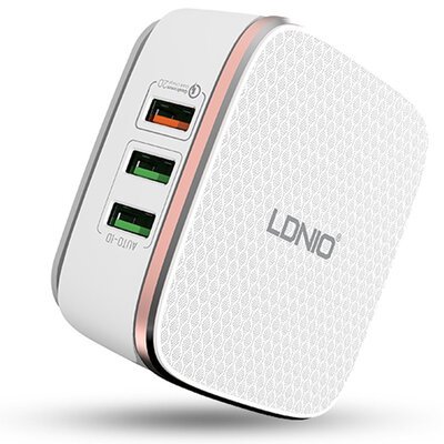 Stoni USB punjač sa 6 portova za baterije prenosnih uređaja Ldnio A6704