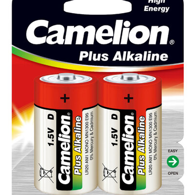 Camelion alkalne baterije tip D 1.5V CAM-LR20/BP2