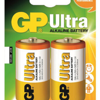 GP alkalne baterije tip D 1.5V GP-LR20/2BP
